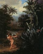Philip Reinagle Cupid Inspiring the Plants with Love oil painting
